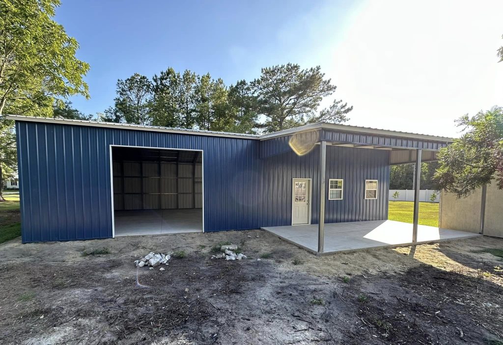 Custom Metal Garage in Greenville NC