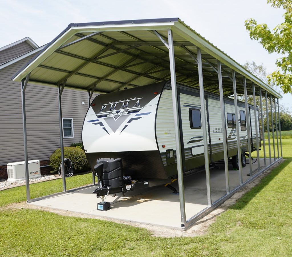 Custom Metal Building Carport